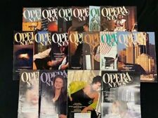 OPERA NEWS MAGAZINES 16 issues from 1996   mn1687 picture