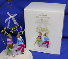 Hallmark Ornament A Great Pair 2008 Reindeer Friends Shoe Shopping Shoes NIB picture