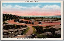 Acadia National Park Summit Of Cadillac Mountain Bar Harbor Maine Postcard E652 picture