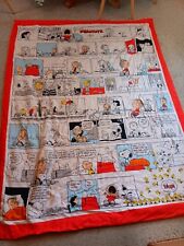 Vintage Peanuts Schulz Comforter 64x84 And 1 Pillow Case Snoopy  picture