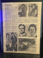 VINTAGE NEWSPAPER HEADLINE~VICTIMS OF SERIAL KILLER ~CHARLES STARKWEATHER 1958 picture