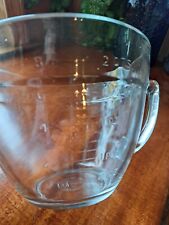 Vintage Anchor Hocking 8 Cup 2 QT Measuring Cup/Batter Bowl Clear Glass picture