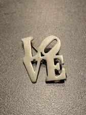 Hard To Find Vintage Robert Indiana Love Pin Badge picture