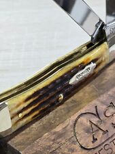 CASE XX Roman Numeral CXXX  Knife Trapper 130th BONE 6254 BOMB Sheild picture