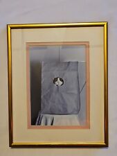 Neat Photograph Cat In A Bag Framed Cat Lovers Special 10.5
