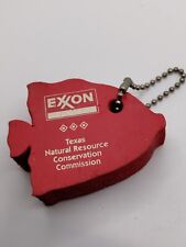 Vintage Exxon keychain Sponge Fish Shaped Clean It Like You Mean It picture