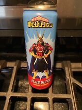 My Hero Academia Plus Ultra Energy Drink 12 ounce Can Brand New Funimation picture