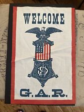 Grand Army of The Republic G.A.R. Banner Civil War  Veteran Nice Shape picture