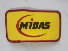 Midas Muffler Employee Advertising Patch Classic Square With Red Border picture