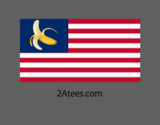 Banana Republic flag decal Democrat/Republican Biden/Trump picture