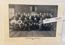 1885 PRR PENNSYLVANIA RAILROAD UNION STATION OFFICE FORCE PITTSBURG NEW POSTCARD picture