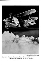 Official U.S. Navy Photo Utility Amphibian Land and Sea Plane Flight Postcard 5Y picture