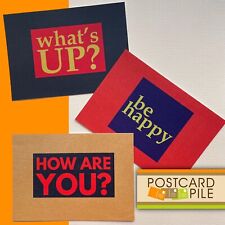 POSTCARD LOT New unused ‘How Are You?’ Set Of 12 Postcards, Smile, What’s Up? picture