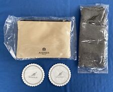 NEW Sri Lankan Airlines Amenity Kit Paper Coasters Socks AIGNER PARFUMES Lotion picture