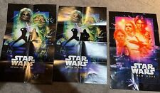 Set Of 3. STAR WARS - A New Hope Return Of The Jedi Movie. General Mills cereal. picture