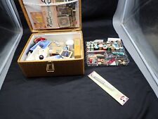 Vintage Sewing Chest Storage Box PACKED with Sewing Notions picture