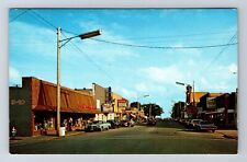 East Tawas MI-Michigan, Main Business District, Antique Vintage Postcard picture