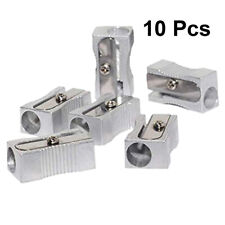 10PCS Dual Pencil Sharpener Pocket Aluminium Alloy Rectangular Small Sharpeners picture