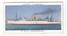 1938 Ship Card STRATHALLAN P&O Peninsular and Oriental Steam Navigation picture