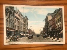 Vintage Postcard - Market Street, Looking East, Harrisburg, PA - Postmarked 1922 picture