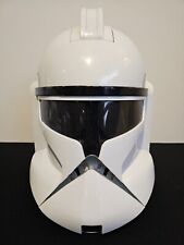 2008 Hasbro Star Wars Clone Storm Trooper Talking Voice Changer Helmet - VIDEO picture