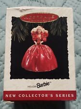 Hallmark 1993 Holiday Barbie Ornament Keepsake 1st in Series Original Box Mattel picture