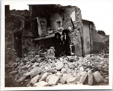 France, Saint-Cannat, earthquake of June 11, 1909 vintage silver print. picture