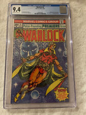 Warlock #9 - CGC 9.4 - OWTW Pages - Marvel Comics 1975 picture
