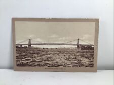 VTG Postcard Williamsburg Bridge. New York. Unposted picture
