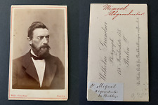 Grundner, Berlin, Dr. Johannes Miquel, politician vintage albumen print CDV. picture