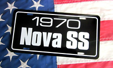 1970 Chevrolet Nova SS license plate car tag 70 Super Sport Chevy 396 L79 350 picture