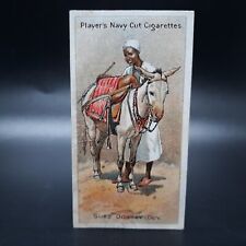 1905 Player's Cigarette Riders Of The World #43 Suez Donkey Boy Tobacco Card picture