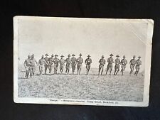 WWI postcard 1918 Camp Grant rockford ILL 161st Depot Brigade named US Army AEF picture