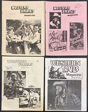 WESTERN TRAILS MAGAZINE #23 31 33 34 4 MAGAZINE LOT WHIP WILSON COWBOY HEROES picture