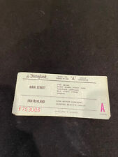 VINTAGE 1970S DISNEYLAND ADMISSION TICKET COUPONS A picture