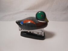 Vintage 1983 Mini Mallard Duck Decoy Stapler Miniature made in Hong Kong picture