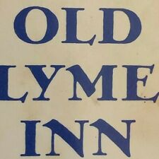 c1960's-70's Wooden Matchboxes / Matchbooks - Old Lyme Inn CONN. 06371 picture