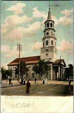 1904. CHARLESTON, SC. ST MICHAELS CHURCH. POSTCARD. YD21 picture