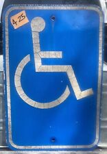 Retired Street Parking Road Sign (Handicapped) 4-25 picture