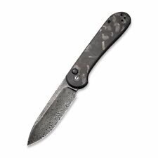 Civivi Elementum Folding Knife Black Marble CF Handle Damascus  C2103DS-3 picture