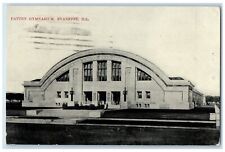 1909 Patten Gymnasium Exterior Building Stair Evanston Illinois Vintage Postcard picture