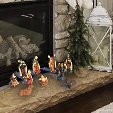 10Pcs Christmas Nativity Figure Set Traditional Lovely Collection Decoration picture