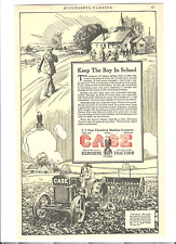 Vint. 1921 Ad CASE KEROSENE TRACTORS 