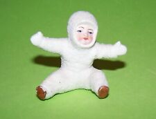ANTIQUE BISQUE HERTWIG SNOW BABIES TUMBLER LEANING FORWARD picture