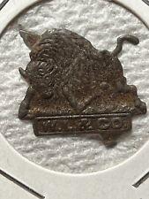W. L. & Co. “Buffalo” embossed vintage tin tobacco tag picture