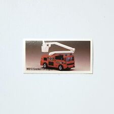 1985 Matchbox Intl Card - MB13 Snorkel Fire Engine picture