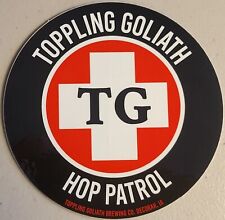 Toppling Goliath Brewing Company Hop Patrol Craft Beer Sticker Decal Brewery New picture