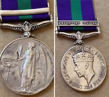 1945-48 Palestine Clasp British GSM Medal Jundi Arabic Soldier Name Arab Legion picture