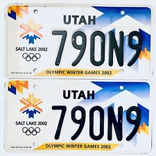 2002 United States Utah  Passenger License Plate 790N9 picture