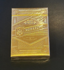 Brand New/Sealed Gold Monarch Playing Cards by Theory11 - Rare picture